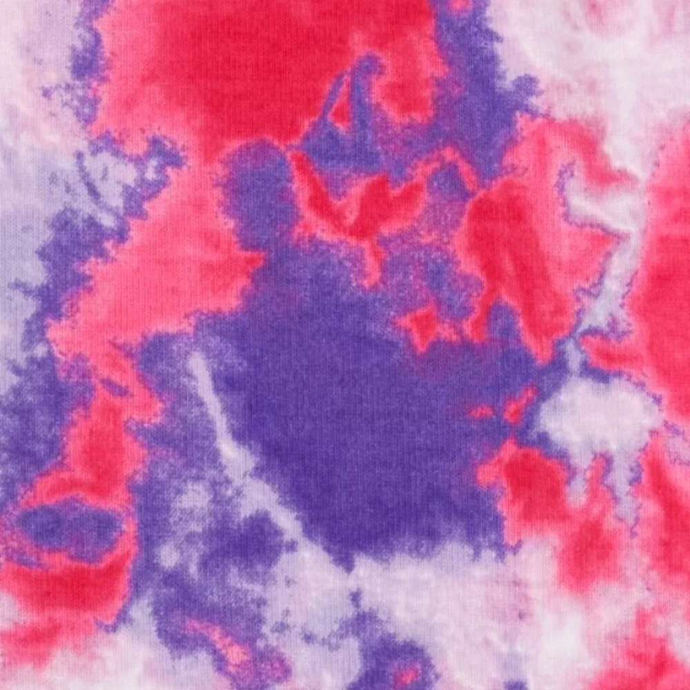 Gymboree Girls 12-18 Months Purple Pink Short Sleeve Peace & Tie Dye Pajamas NWT